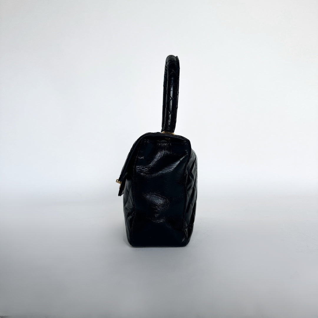 Chanel Chanel Mattrasse Handbag Enamel Leather - Handbags - Etoile Luxury Vintage