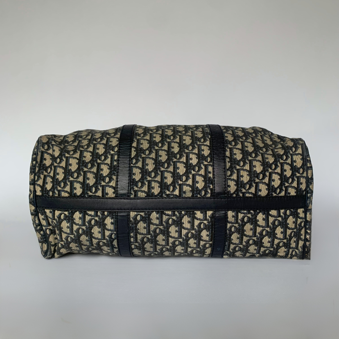 Dior Dior Τσάντα μπόουλινγκ λοξό καμβά - τσάντες - Etoile Luxury Vintage
