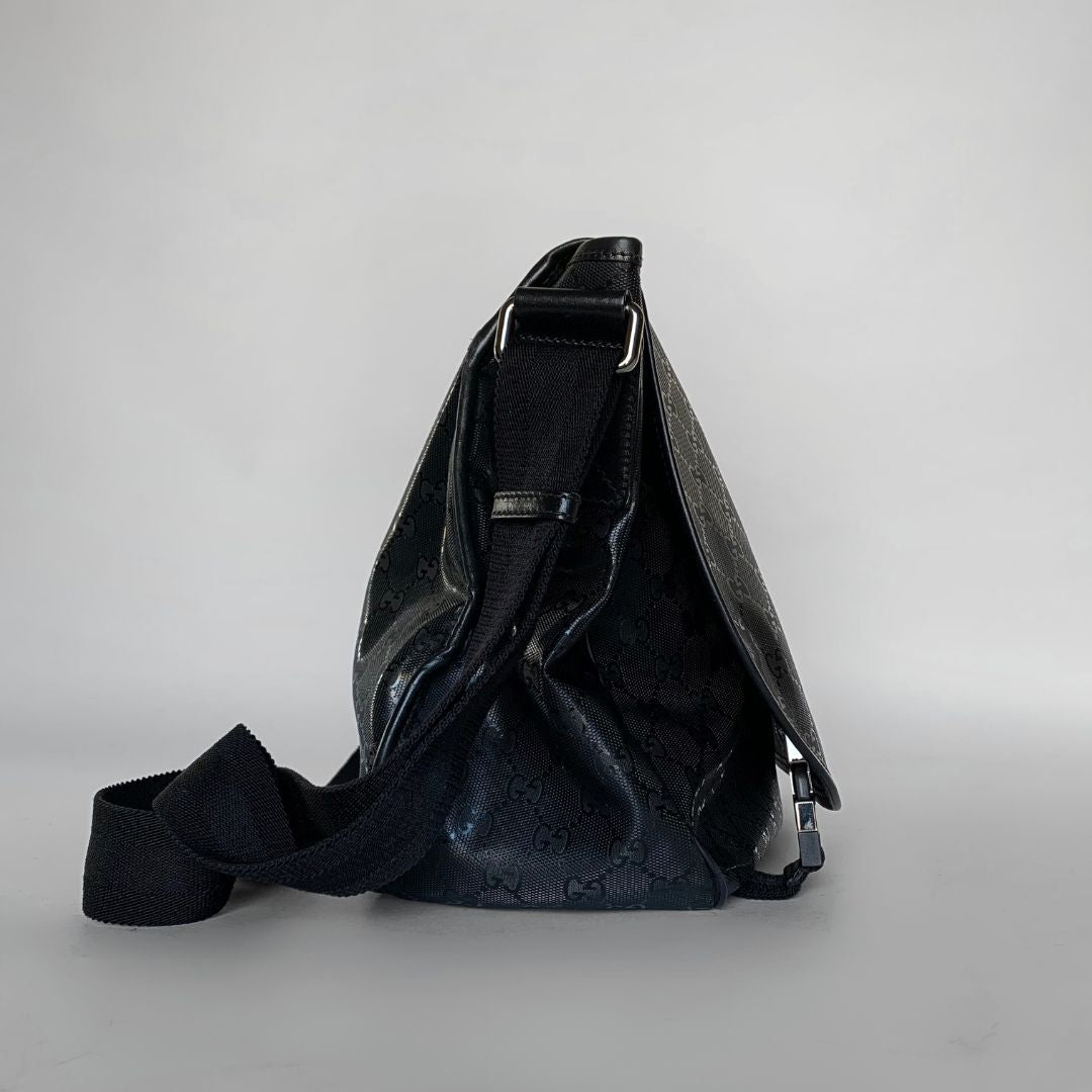 Gucci Gucci GG Crossbody Messenger Bag PVC - Umhängetaschen - Etoile Luxury Vintage