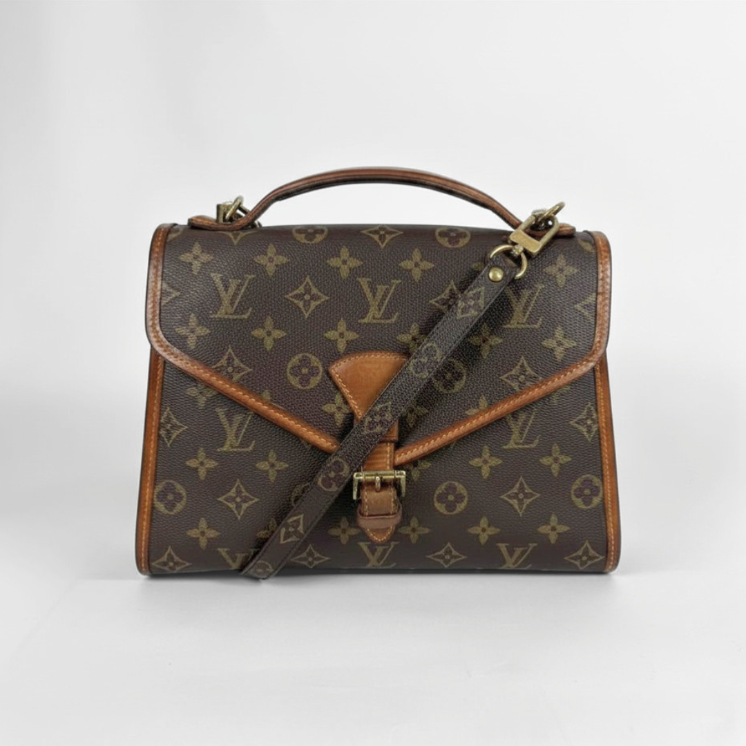 Louis Vuitton Bel Air Bandoulière Monogram Canvas on a white background