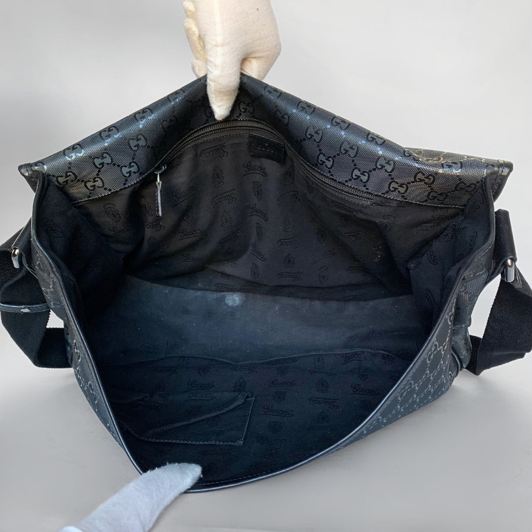 Gucci Gucci GG Crossbody Messenger Bag PVC - Umhängetaschen - Etoile Luxury Vintage