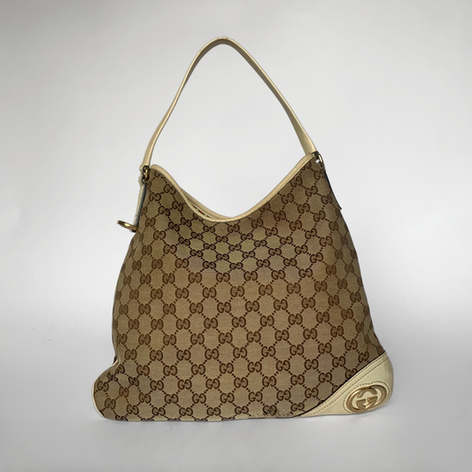 Gucci Gucci Shopper 2-suuntainen monogrammikangas - käsilaukku - Etoile Luxury Vintage