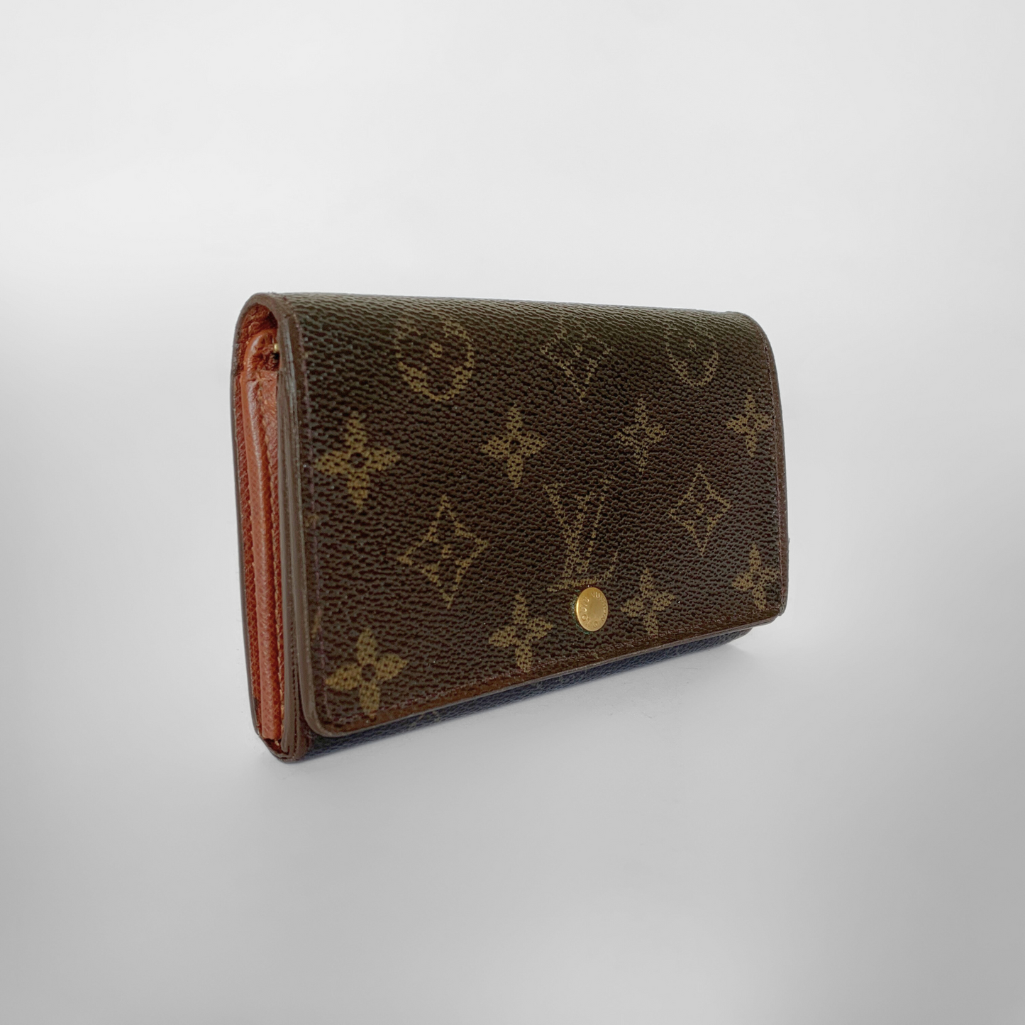 Louis Vuitton Średni portfel z monogramem na płótnie