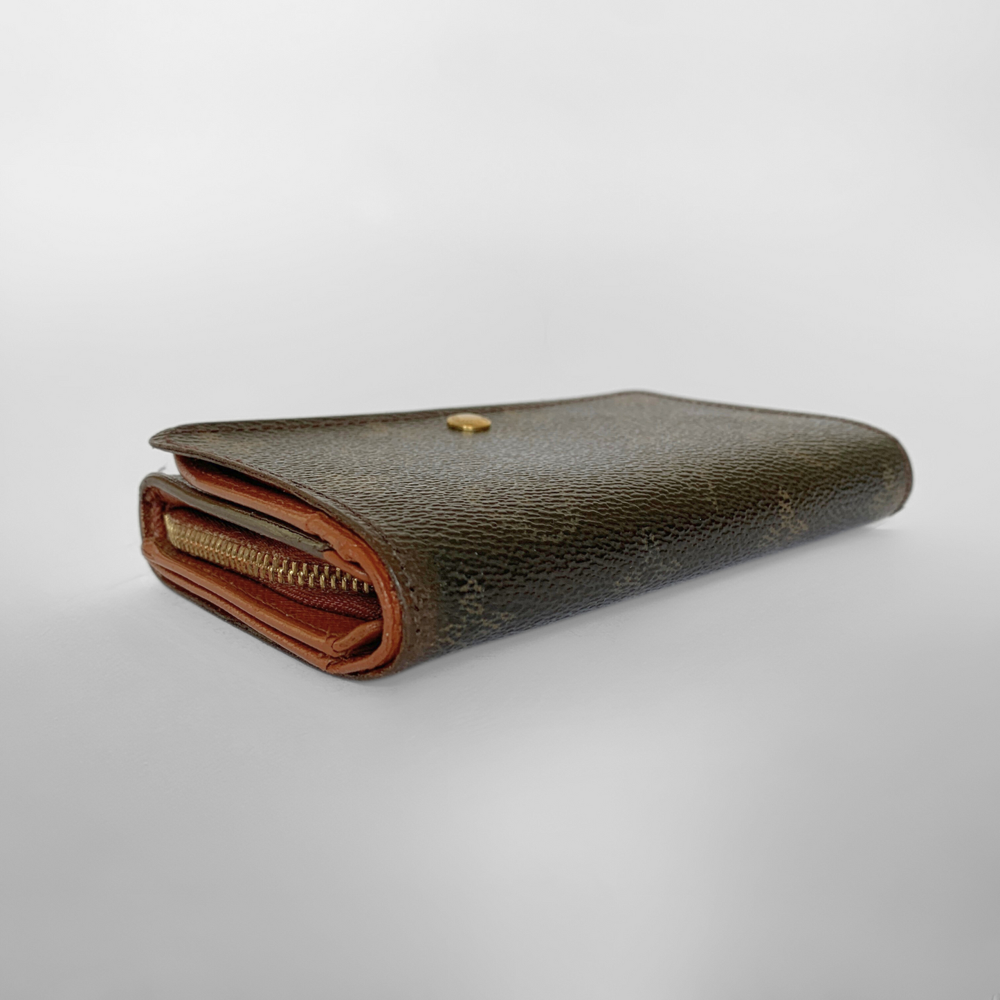 Louis Vuitton Średni portfel z monogramem na płótnie