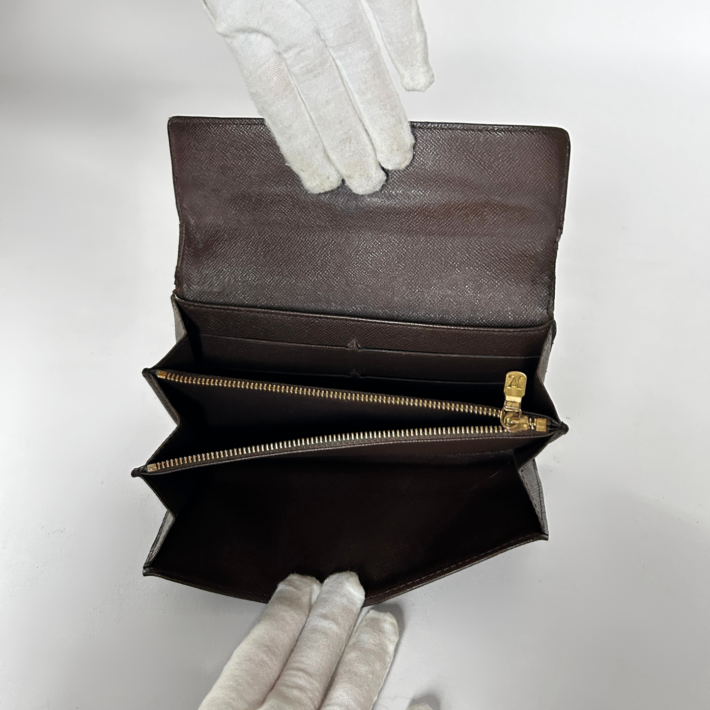 Louis Vuitton Louis Vuitton Lompakko Suuri Damier Ebene Canvas - lompakko - Etoile Luxury Vintage