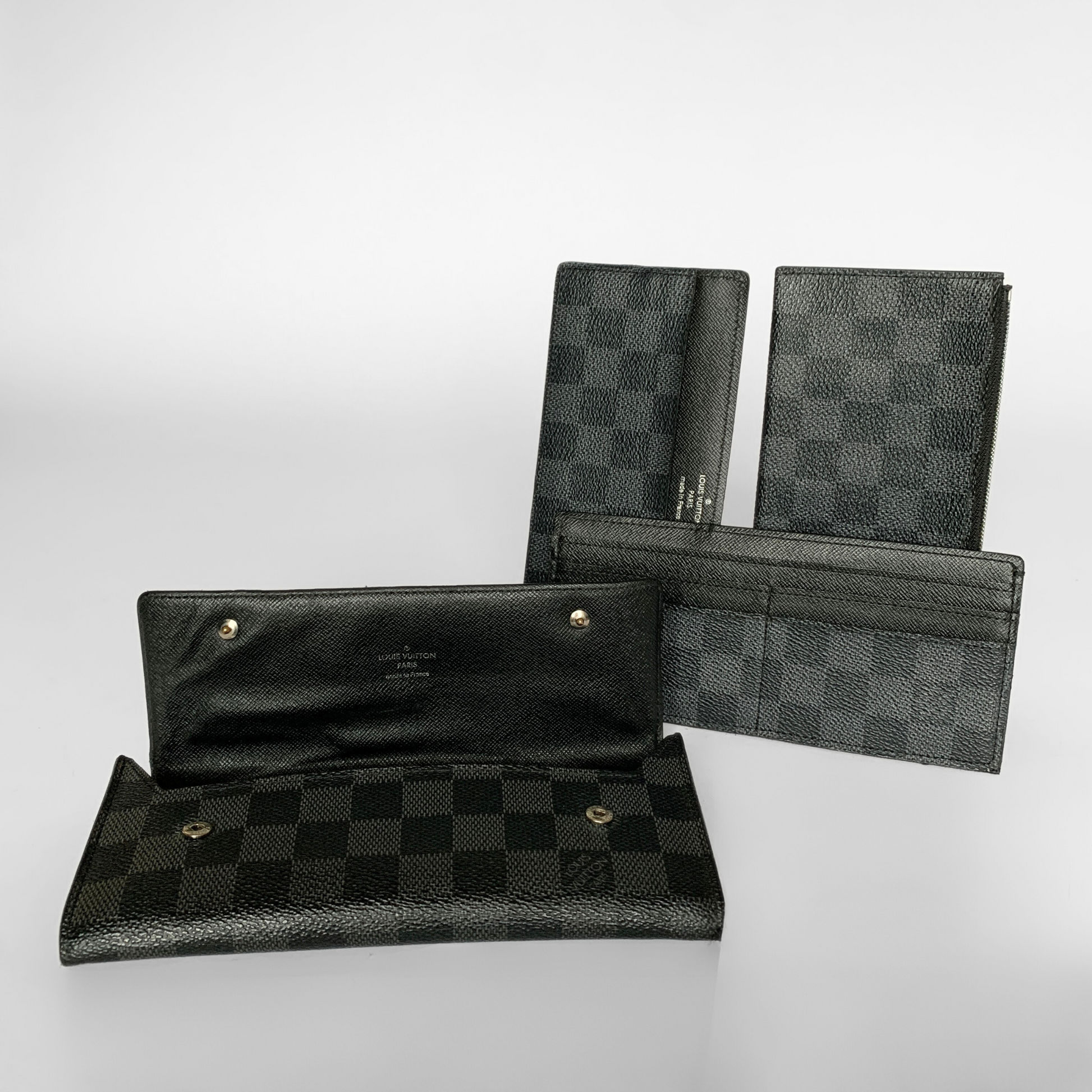 Louis Vuitton Portafoglio Damier Graphite Etoile Luxury Vintage