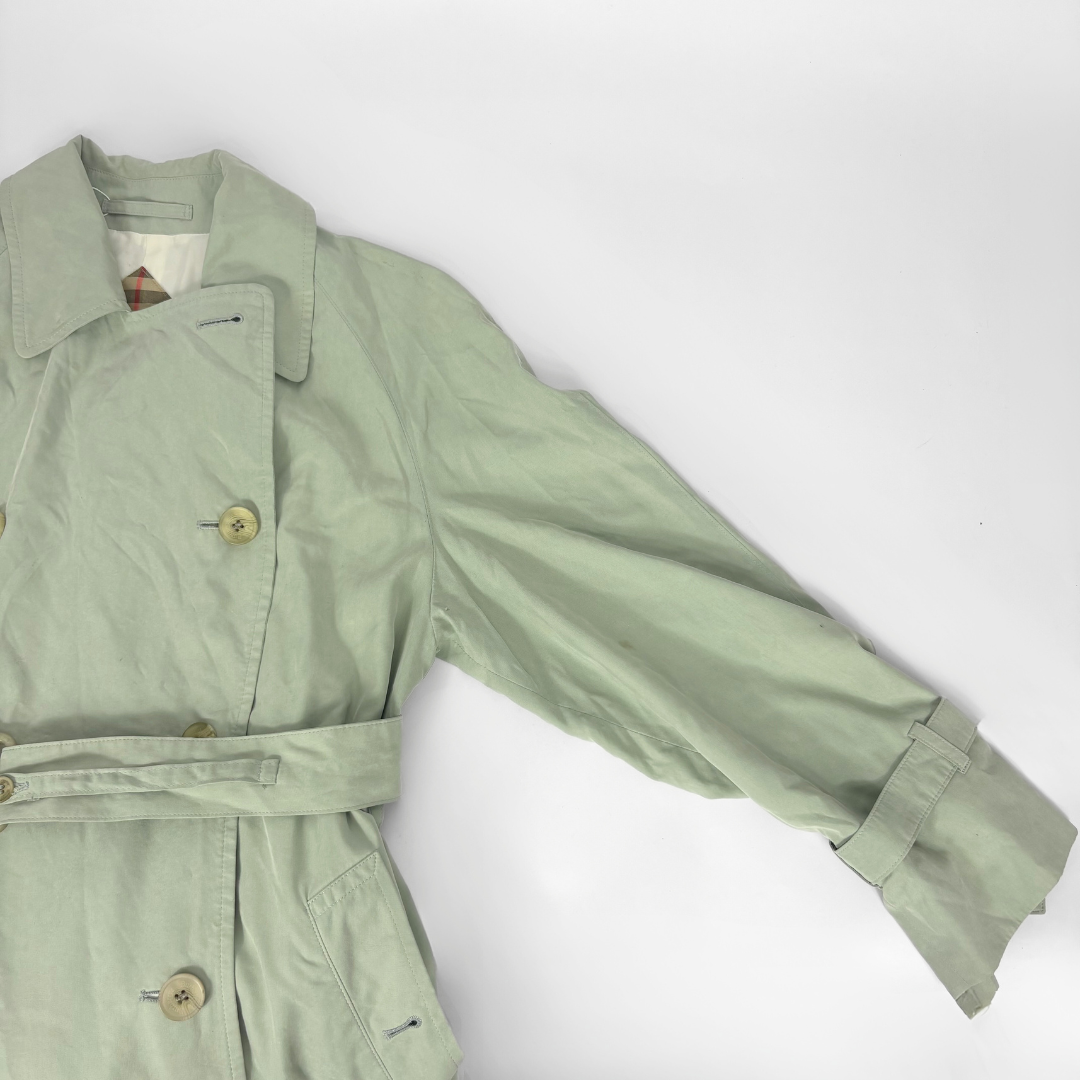 Burberry Trenchcoat Mintgrün