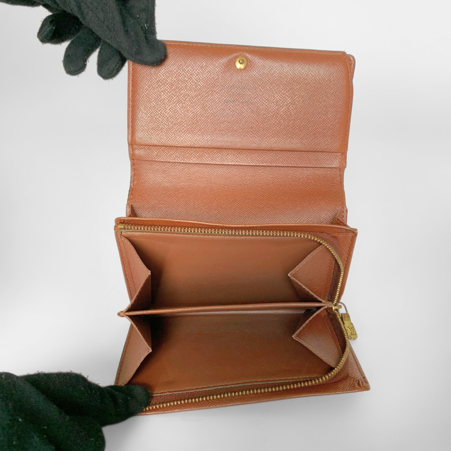 Louis Vuitton Średni portfel z monogramem na płótnie