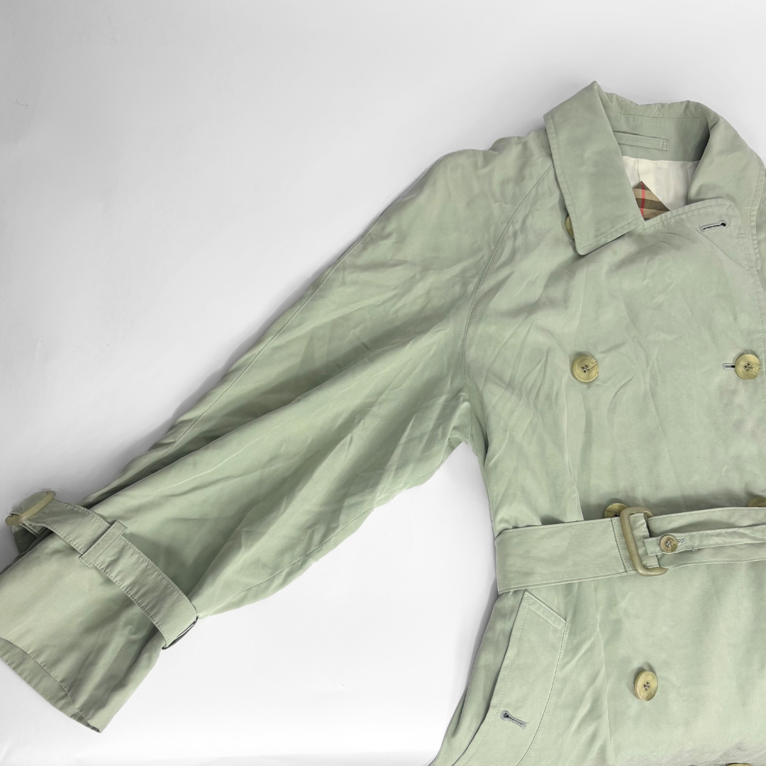 Burberry Trenchcoat Mintgrün