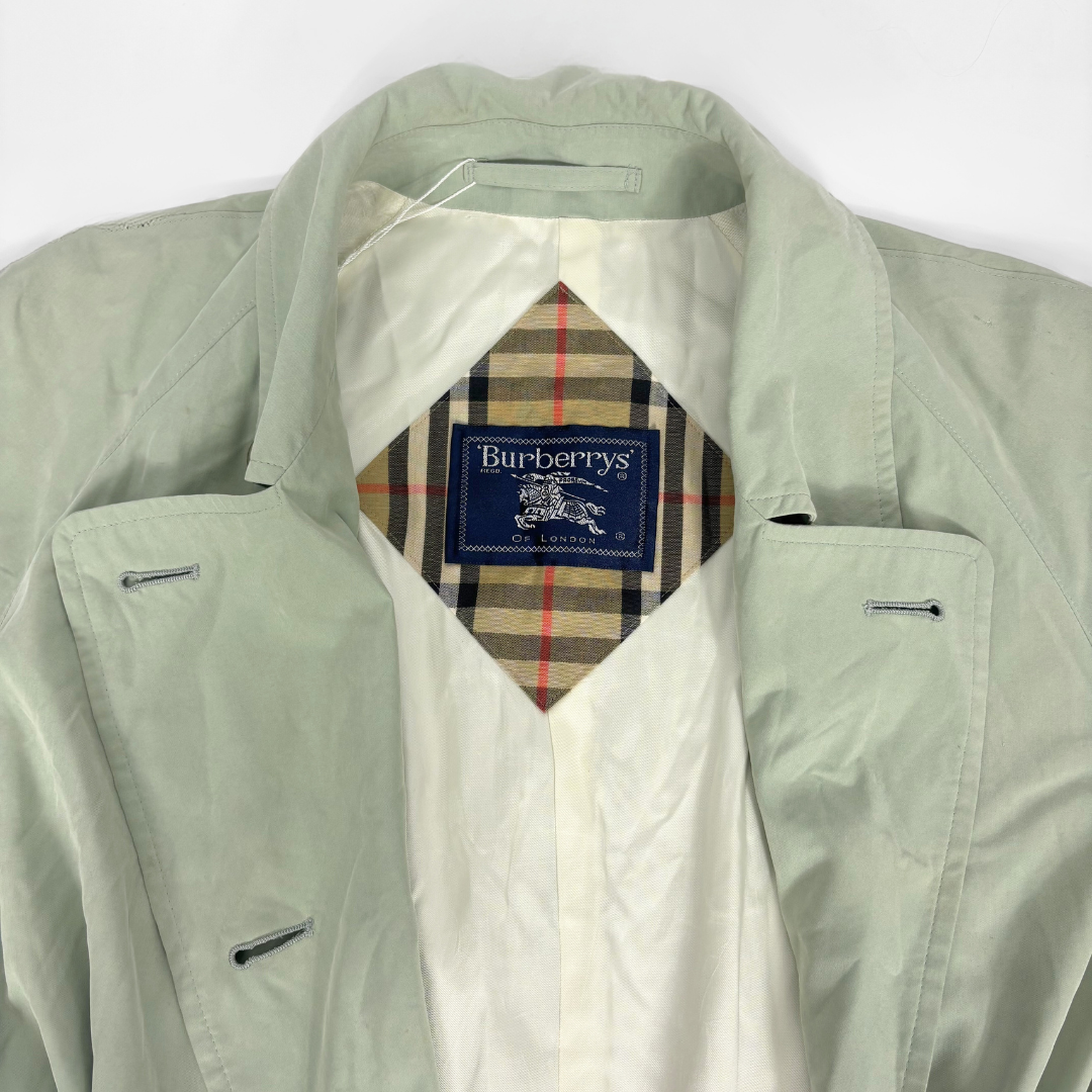 Burberry Trenchcoat Mintgrün