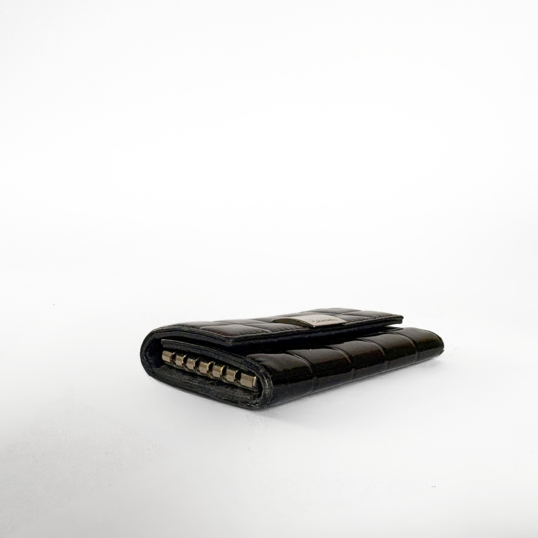 Chanel Key Holder Black Leather