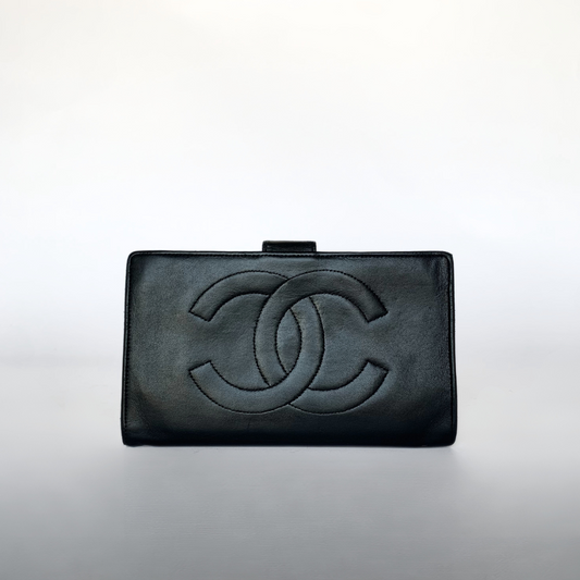 Chanel Chanel Portemonnaie groß Lammnappaleder - Portemonnaies - Etoile Luxury Vintage