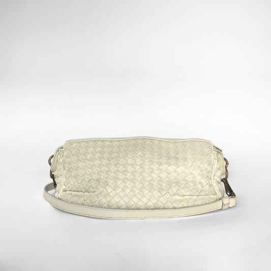 Bottega Veneta White Pouch Crossbody Bag
