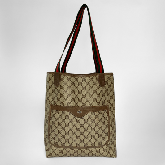 Gucci Gucci Sima Tote Sherry PVC - Shoppers - Etoile Luxury Vintage