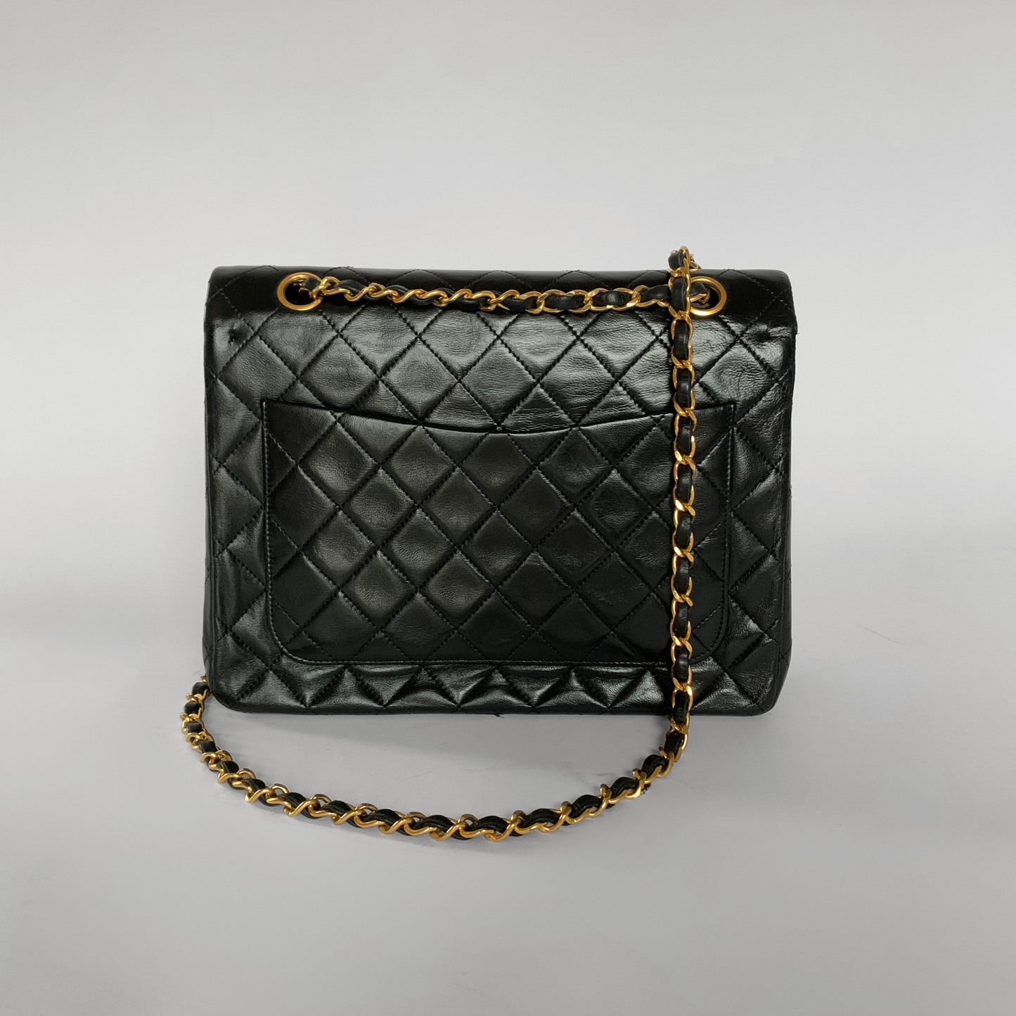 Chanel Chanel Κλασικό διπλό Flap Bag Μεσαίο δέρμα αρνιού - Τσάντες - Etoile Luxury Vintage