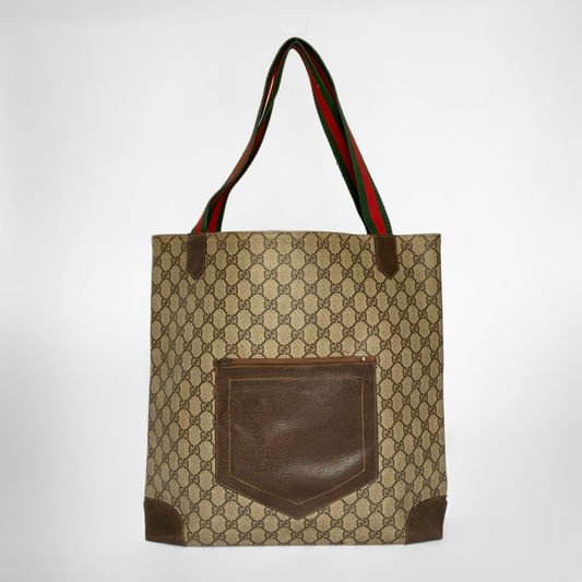 Gucci Gucci Sherry Line Tote PVC - Shoppers - Etoile Luxury Vintage