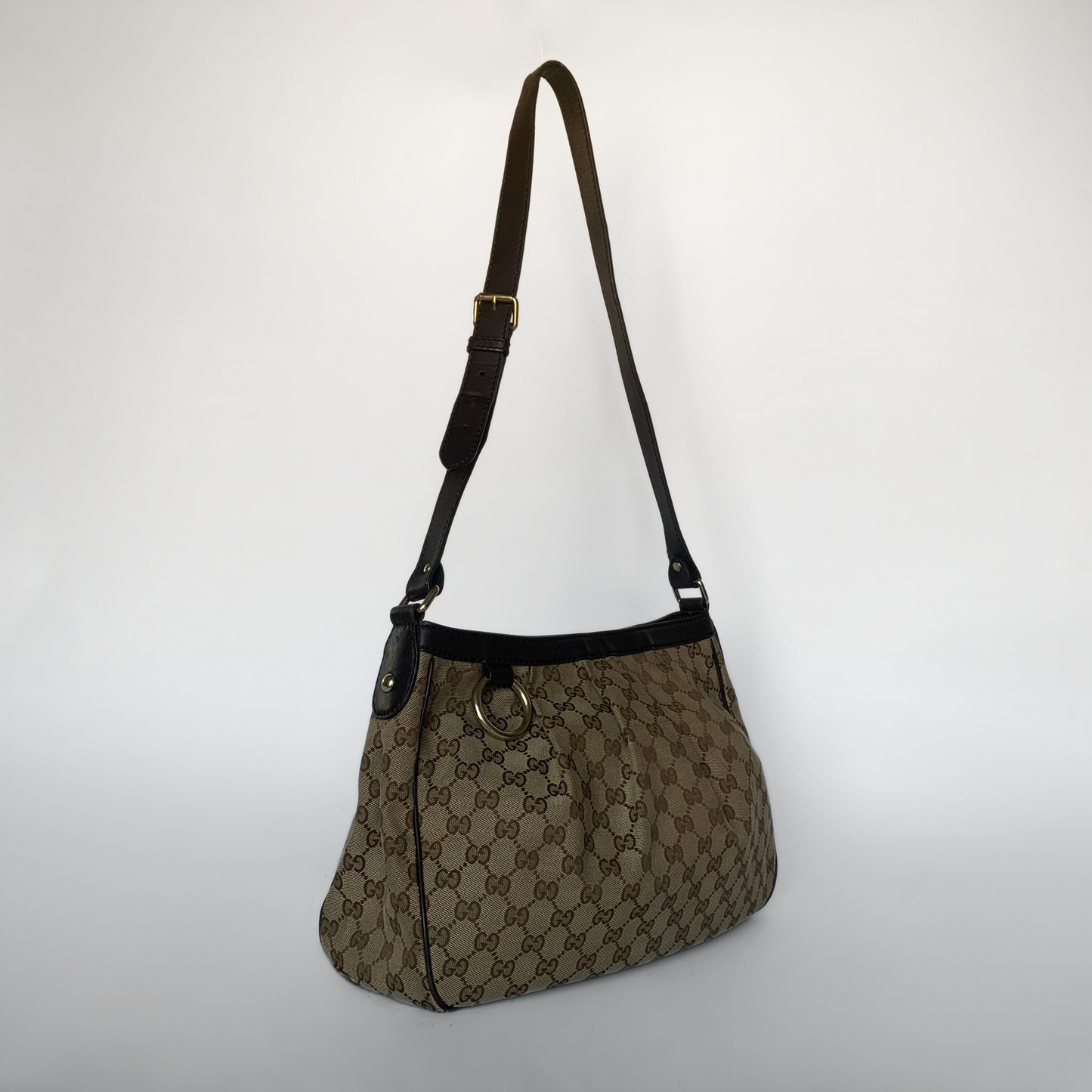 Gucci Gucci Pochette Μεγάλο μονόγραμμα καμβάς - τσάντα - Etoile Luxury Vintage