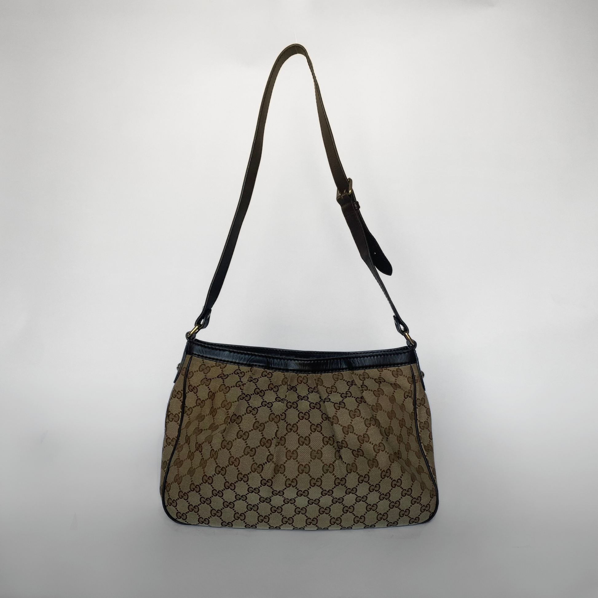 Gucci Gucci Pochette Großes Monogramm-Canvas – Handtasche – Etoile Luxury Vintage