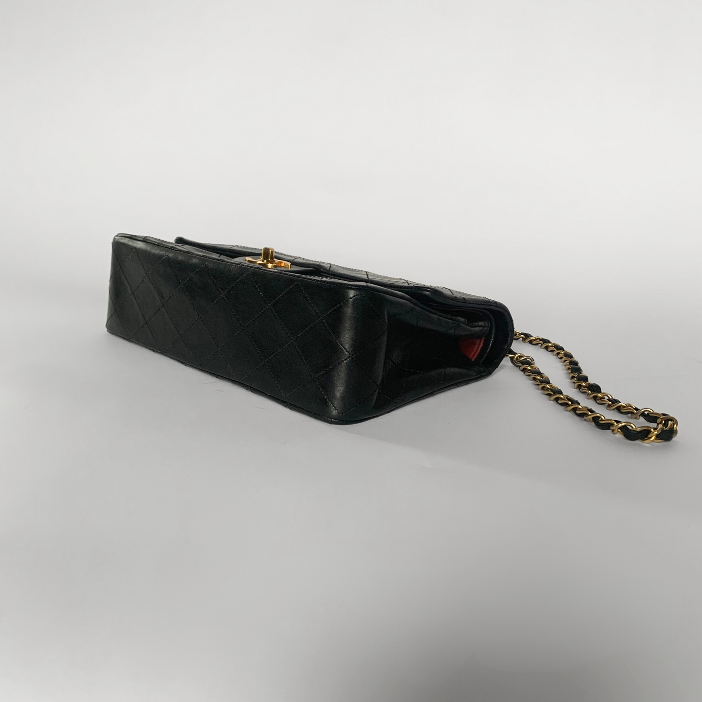 Chanel Chanel Klassisk dobbelt Flap Bag Mellem lammeskindslæder - Håndtasker - Etoile Luxury Vintage