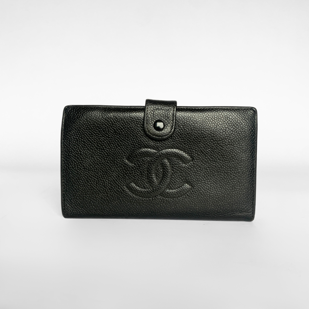 Chanel IG LIVE SALE: Chanel CC Wallet Large Caviar Leather - Wallets - Etoile Luxury Vintage