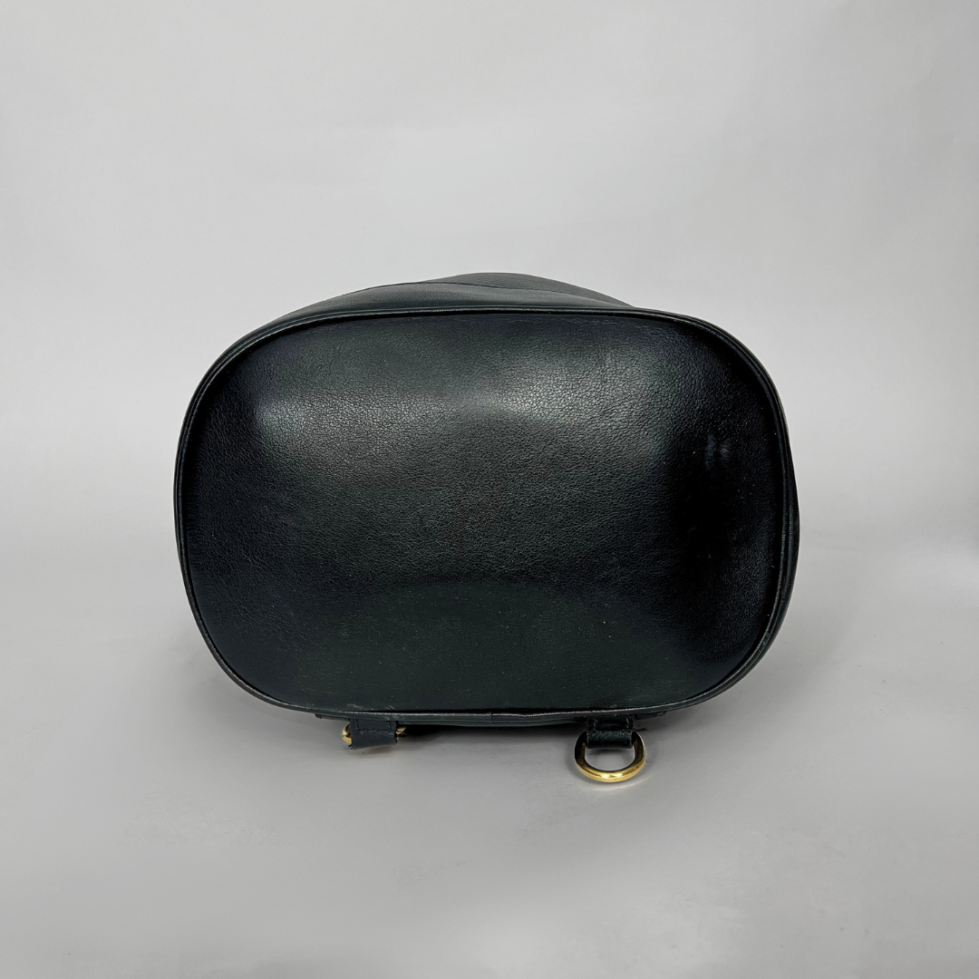 Gucci Mochila de couro preta