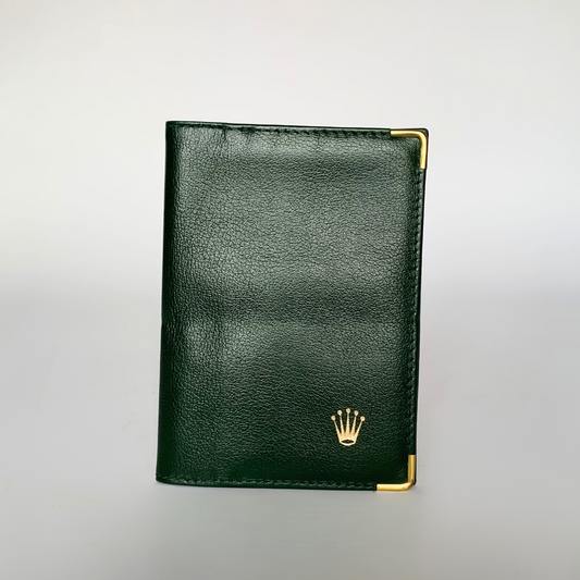 Capa de couro para passaporte Rolex Rolex - Carteiras - Etoile Luxury Vintage