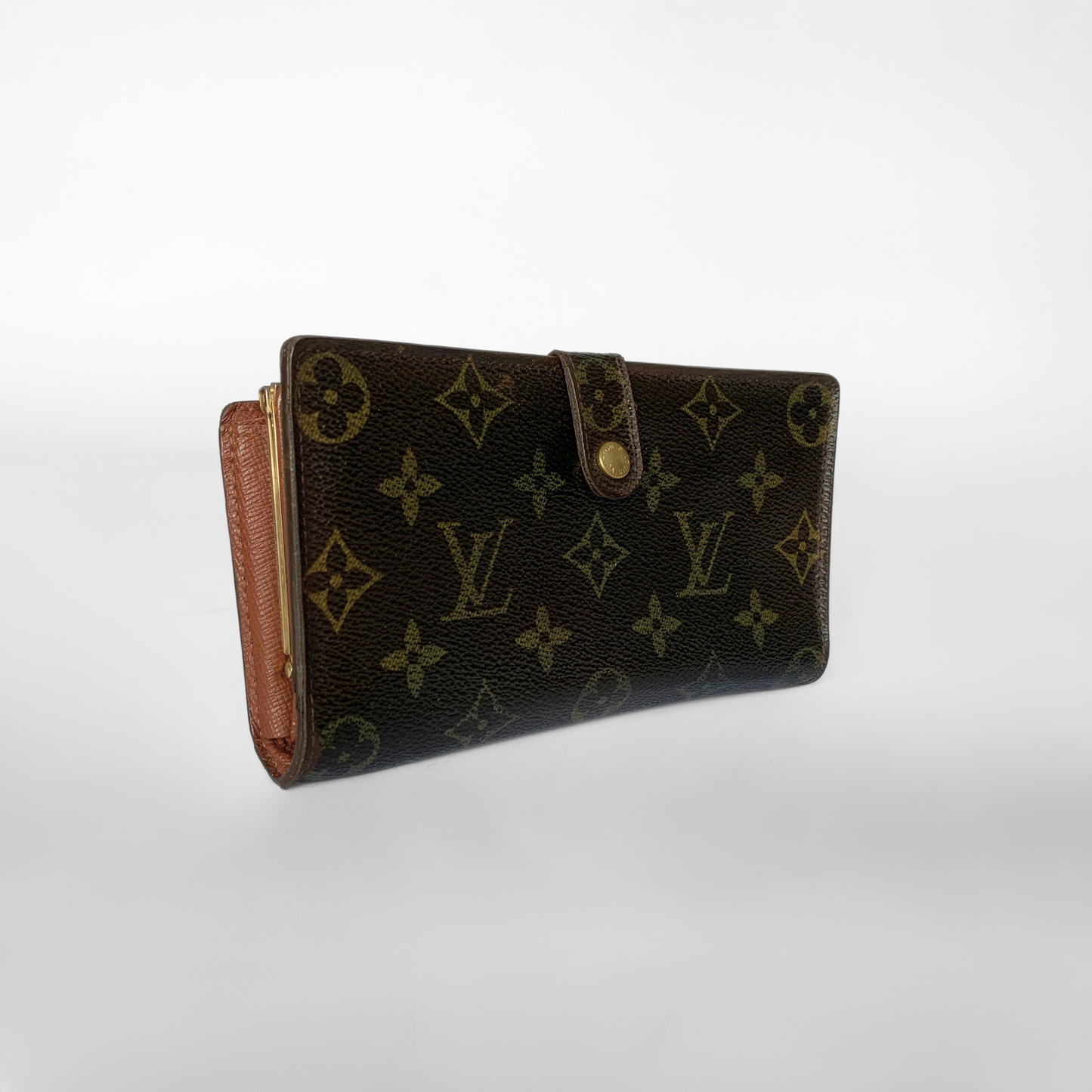 Louis Vuitton Carteira Clip Grande Monograma Canvas