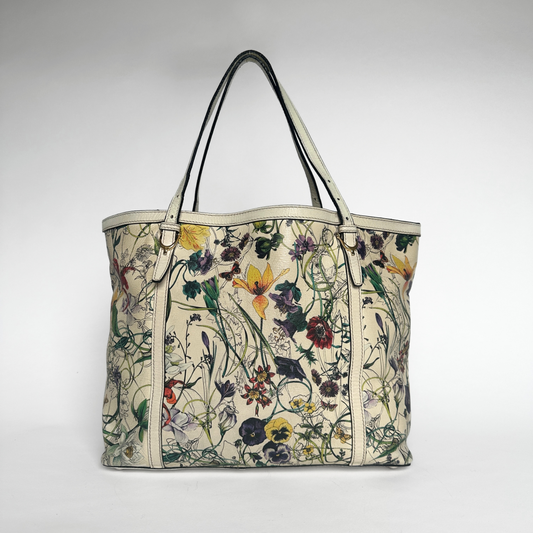 Gucci Gucci Flora Infinity Tote Bag Canvas - Umhängetasche - Etoile Luxury Vintage