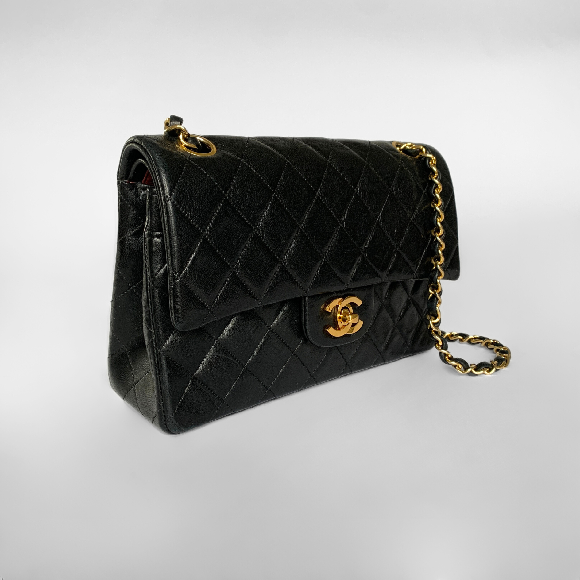 Chanel Classic Double Flap Bag Small Lambskin Leather l Etoile de Saint Honore