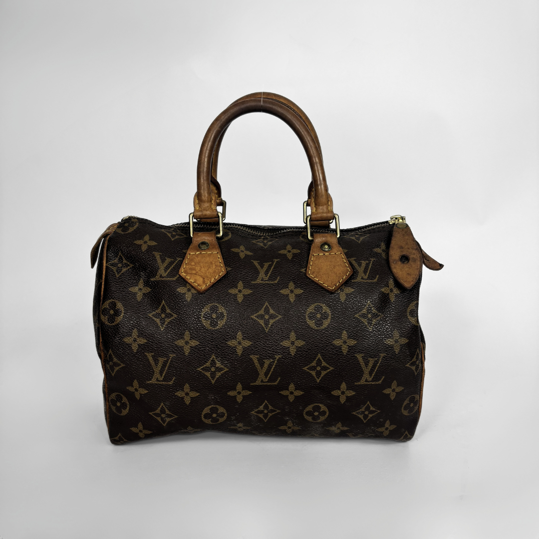 Louis Vuitton Speedy 25 on a white background