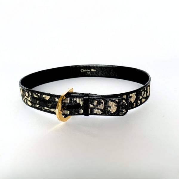 Dior Belt 65 Jacquard Oblique-Canvas | Etoile Luxury Vintage  display picture 1