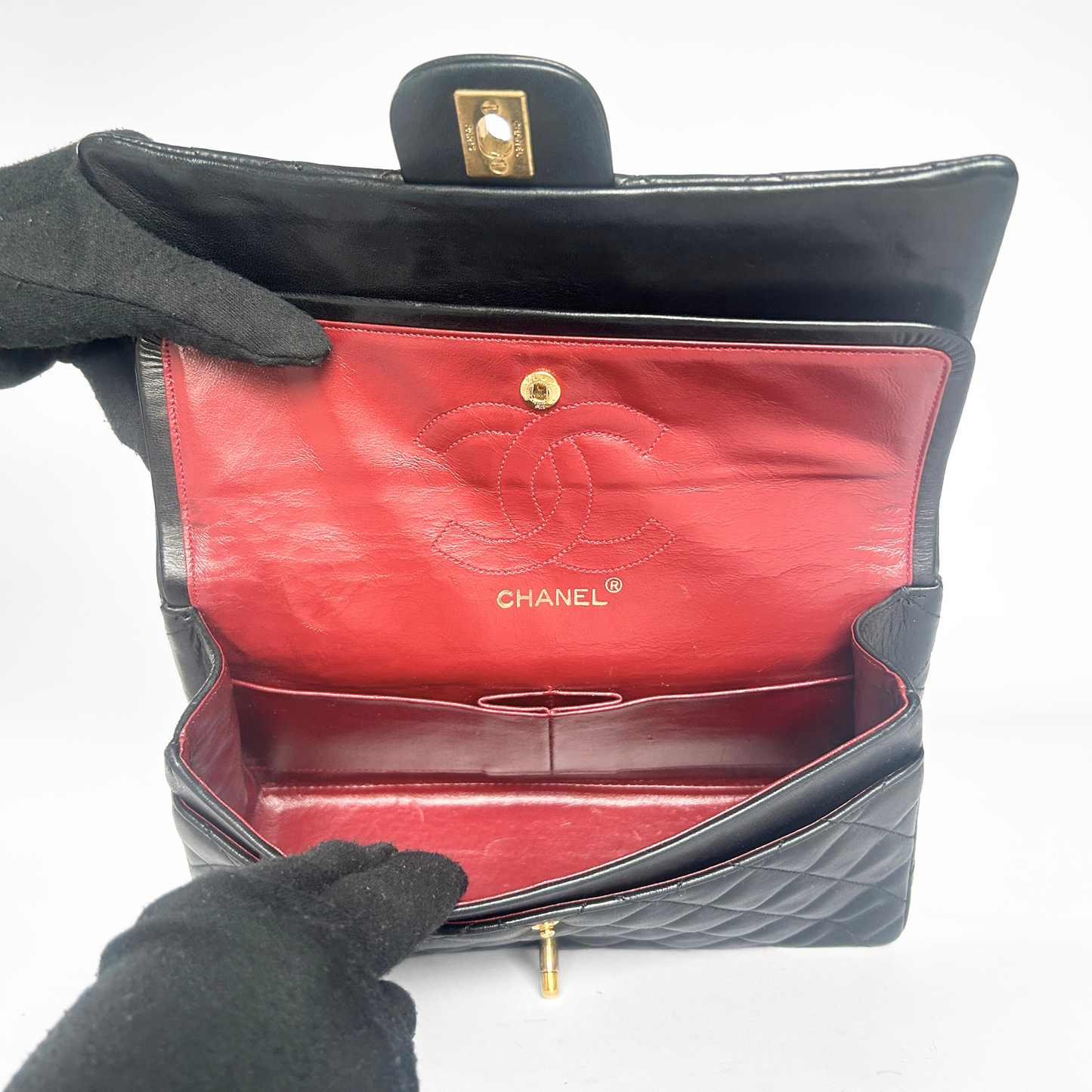 Chanel Classic Flap Bag Medium lamskind læder