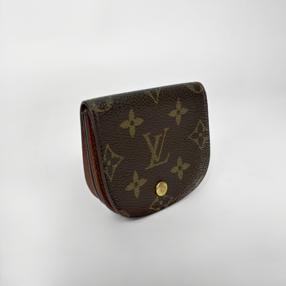 Louis Vuitton Münzgeldbörse Monogramm Leinwand