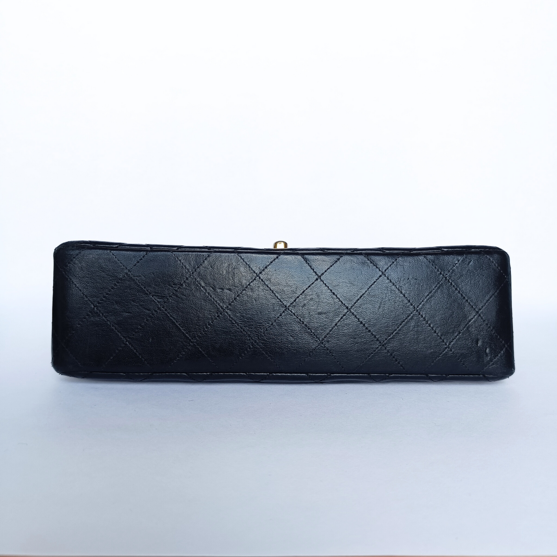 Chanel Vintage Black Lambskin Maxi Classic Flap Bag Auction