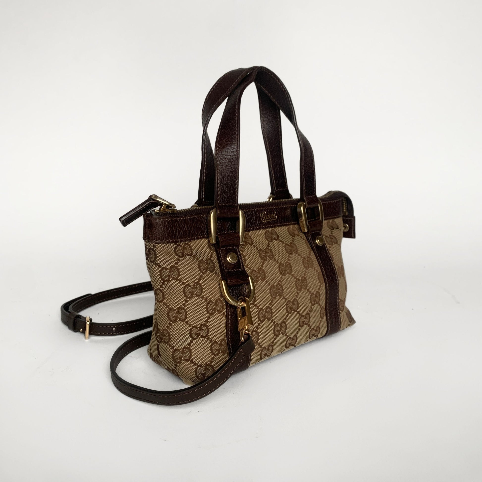 Gucci Gucci Mini Tote Monogram Canvas - Crossbody bags - Etoile Luxury Vintage