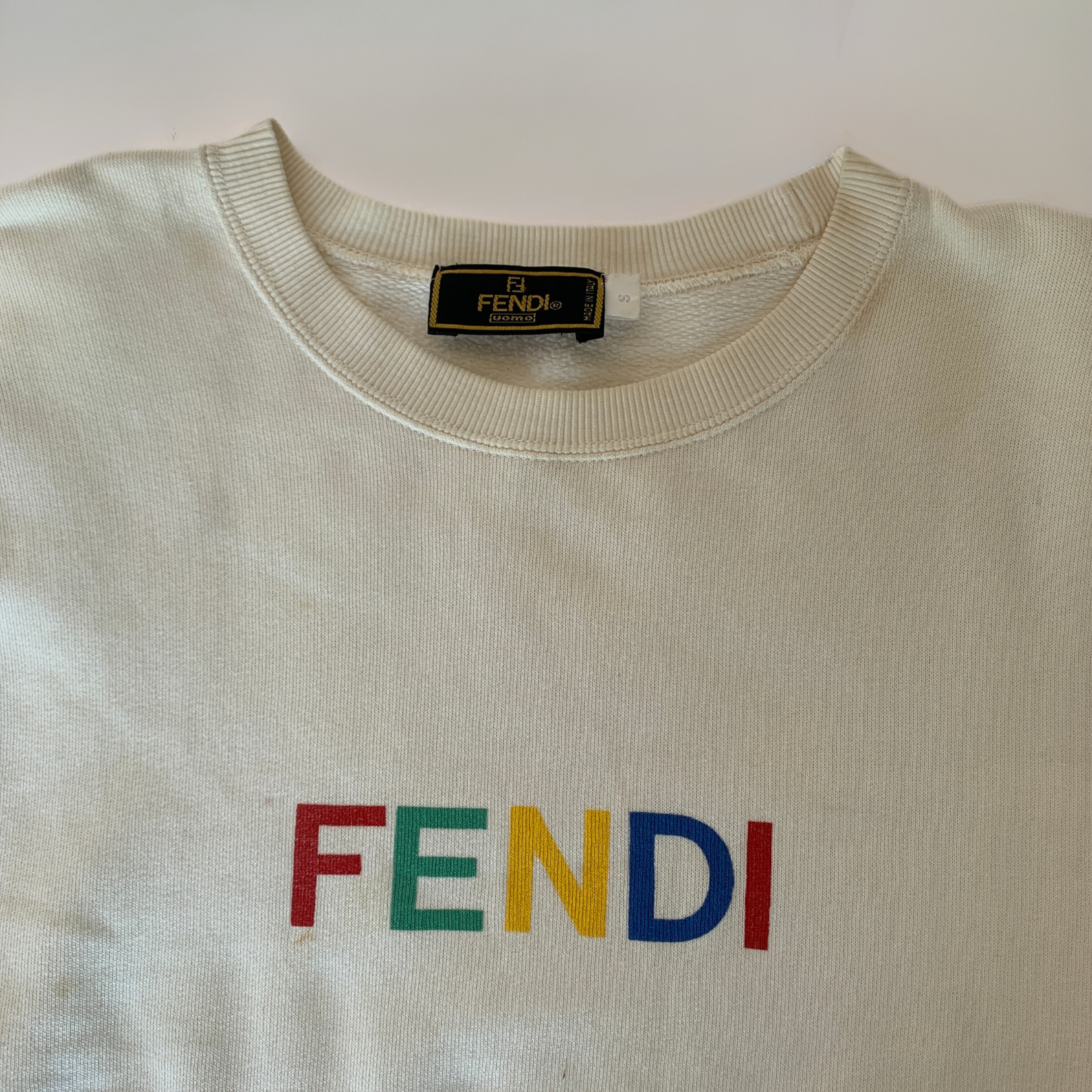Fendi Sweater Multicolor Cotton | Etoile Luxury Vintage – l Fendi Sweater Multicolor Cotton | Etoile Luxury Vintage – l