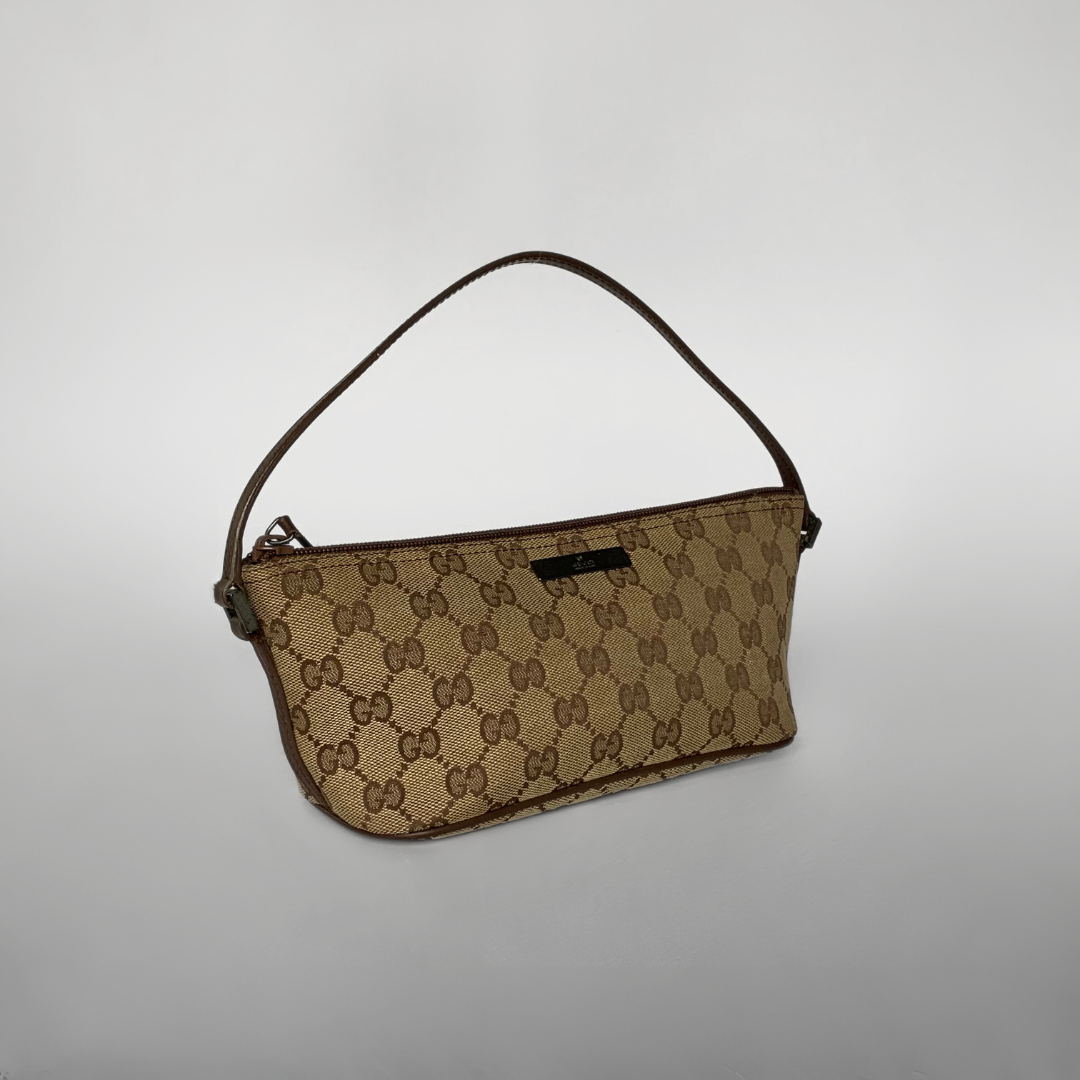 Gucci Gucci Σκάφος Pochette Μονόγραμμα Καμβάς - Τσάντα ώμου - Etoile Luxury Vintage