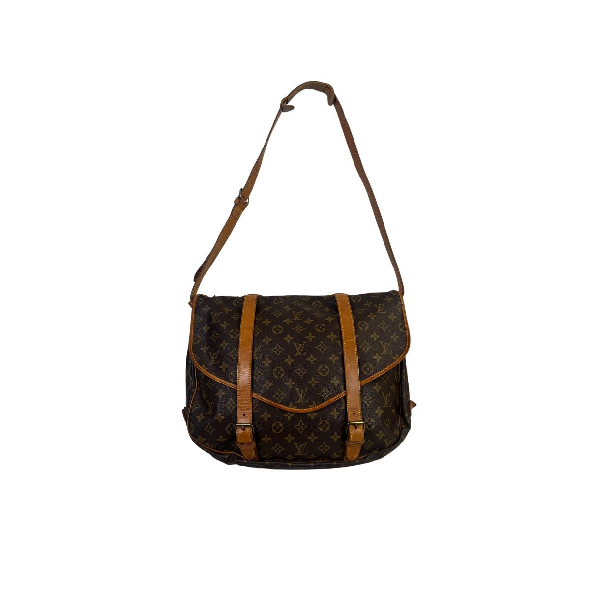 Louis Vuitton Monogram Saumur 43 - Brown Shoulder Bags, Handbags