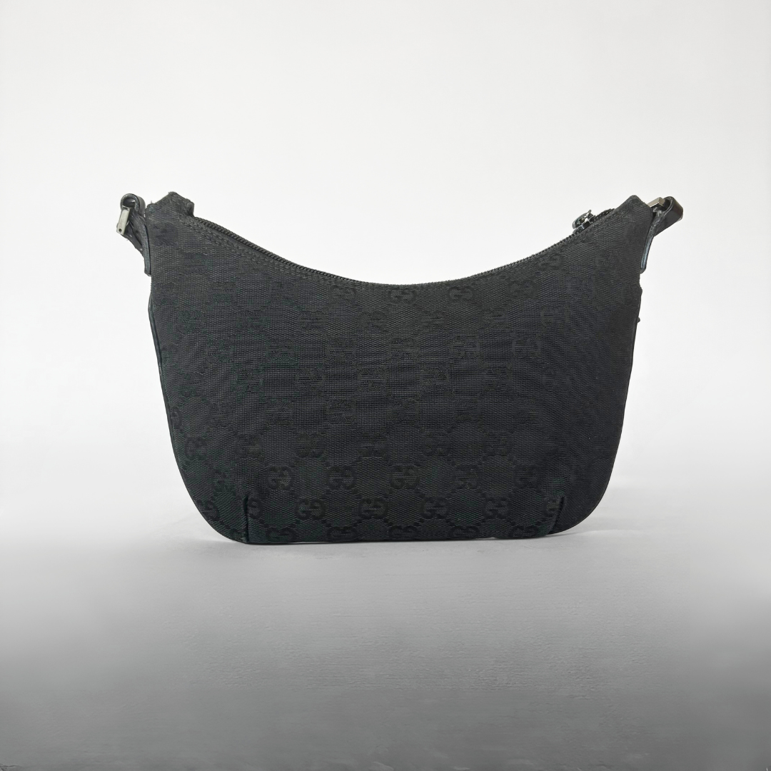 Gucci Shoulder Bag Black Canvas