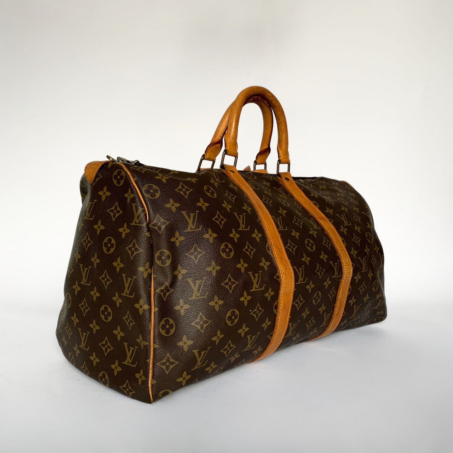 Louis Vuitton Louis Vuitton Keepall 50 Tela monogramma - Borsa a mano - Etoile Luxury Vintage