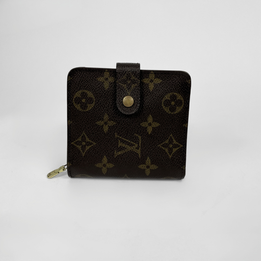 Louis Vuitton Zipper Wallet on a white background