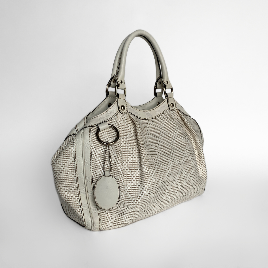 Gucci Gucci Bolsa de couro branco - Bolsa - Etoile Luxury Vintage