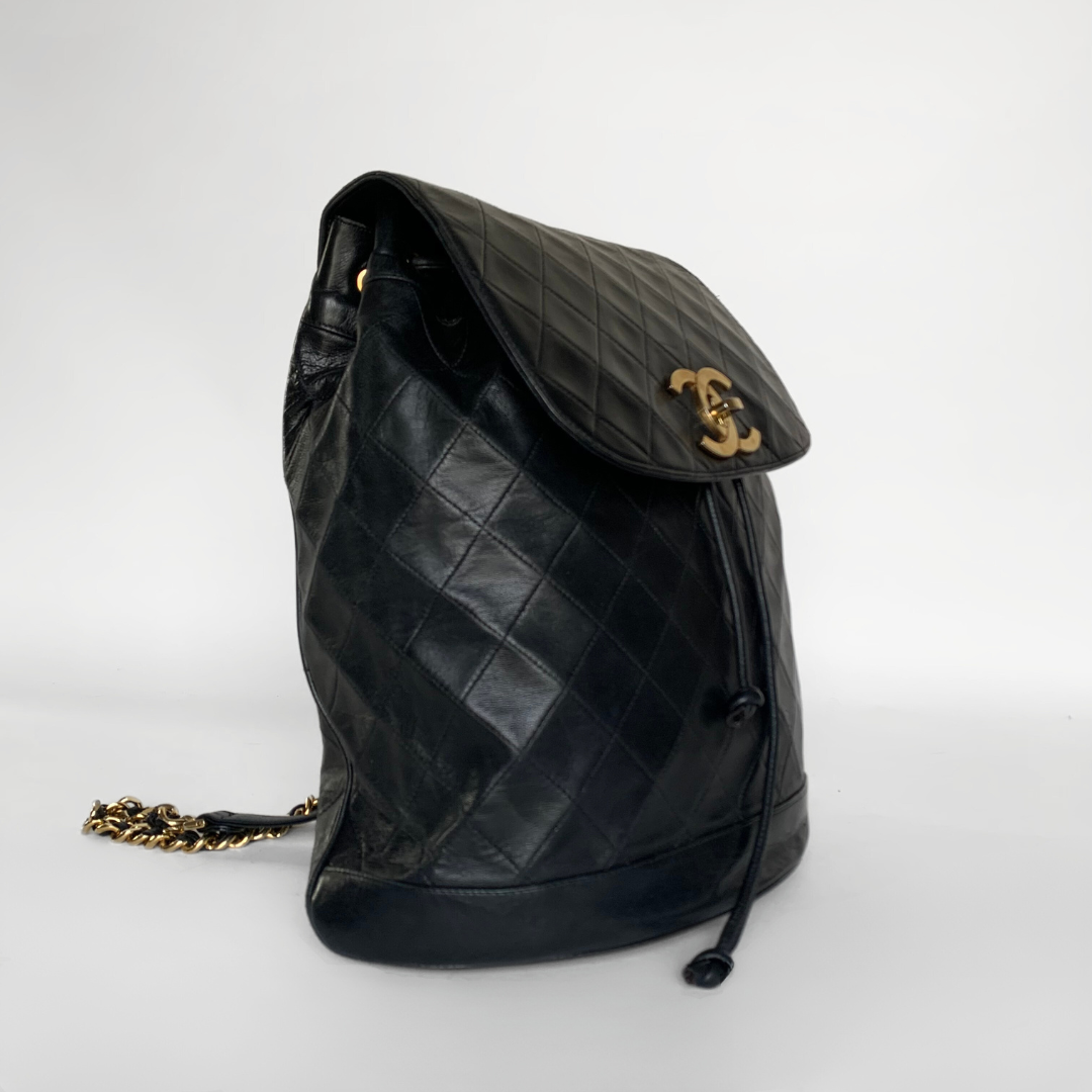 Chanel Chanel CC Backpack Patent Leather - Backpacks - Etoile Luxury Vintage