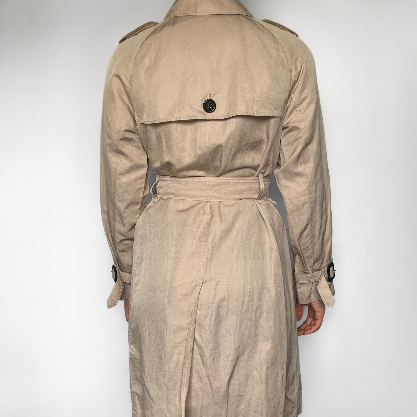 Burberry Burberry Trenchcoat aus Leinenmischung - Kleidung - Etoile Luxury Vintage