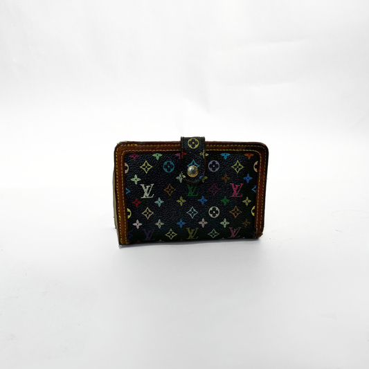 Louis Vuitton Medium Clip Wallet Multicolor Canvas on a white background