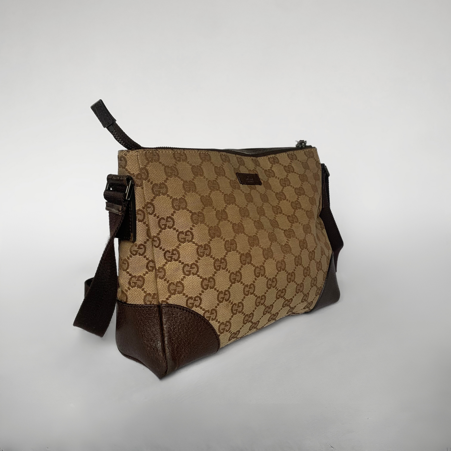 Gucci Gucci Crossbodytas Monogram Canvas - Crossbodytassen - Etoile Luxury Vintage