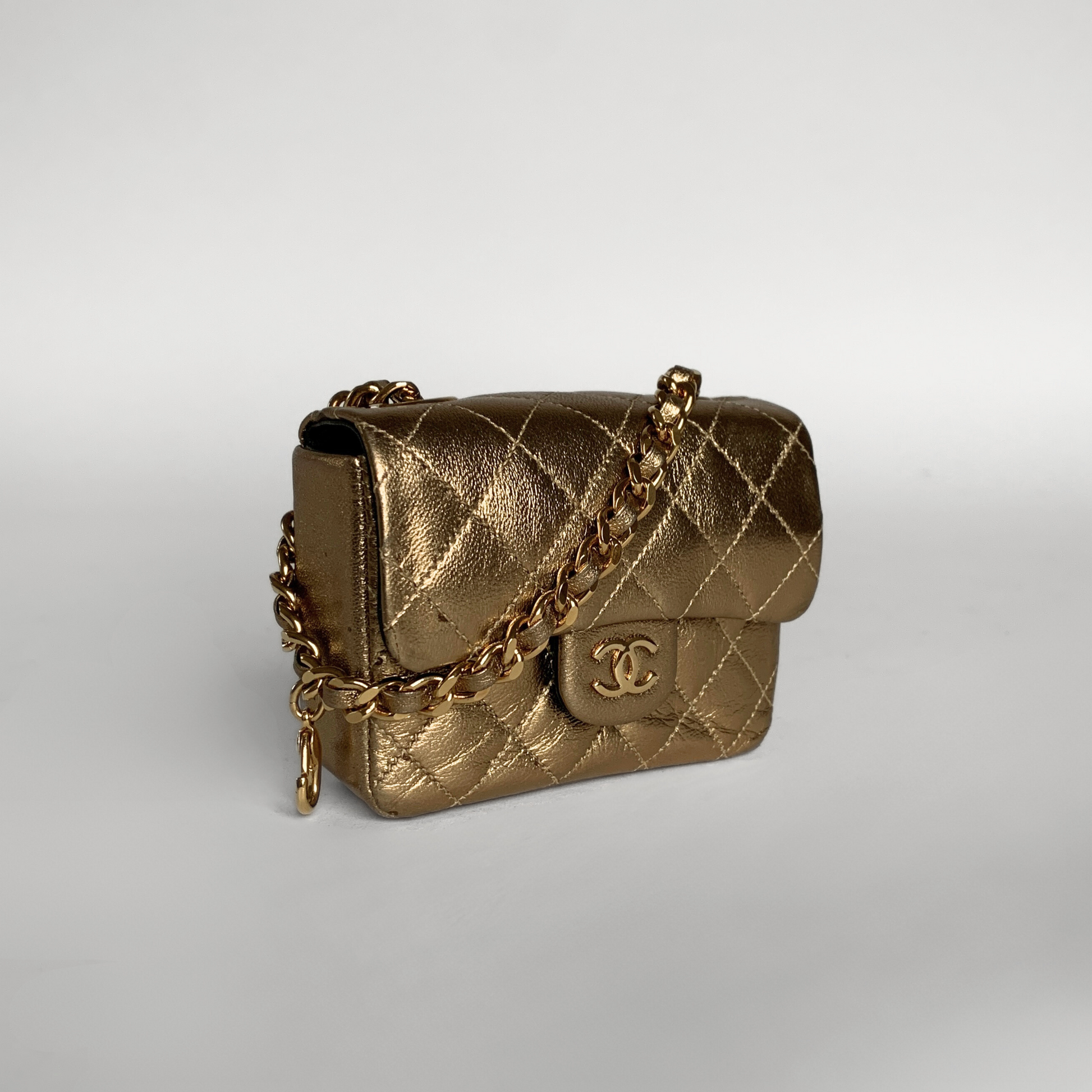 Chanel Chanel Classic Single Flap Micro Bum Belt Bag Lambskin Leather - Handbags - Etoile Luxury Vintage