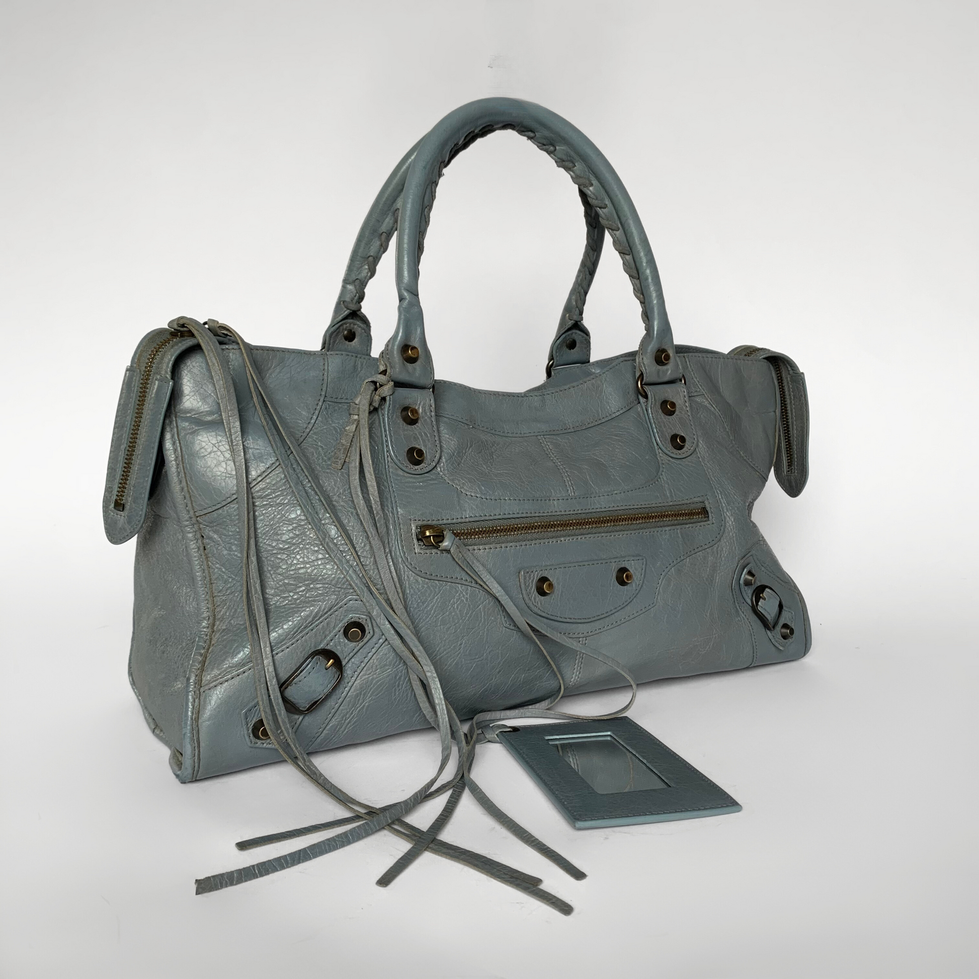 Balenciaga Balenciaga Part Time Bag Leather - hand bags - Etoile Luxury Vintage