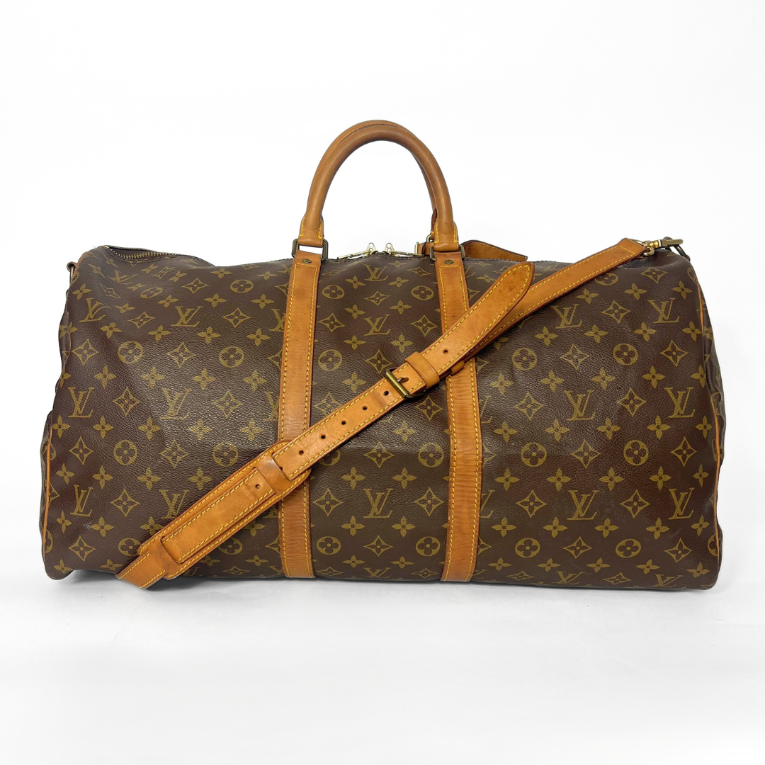 Louis Vuitton Keepall 55 Monogram lærred