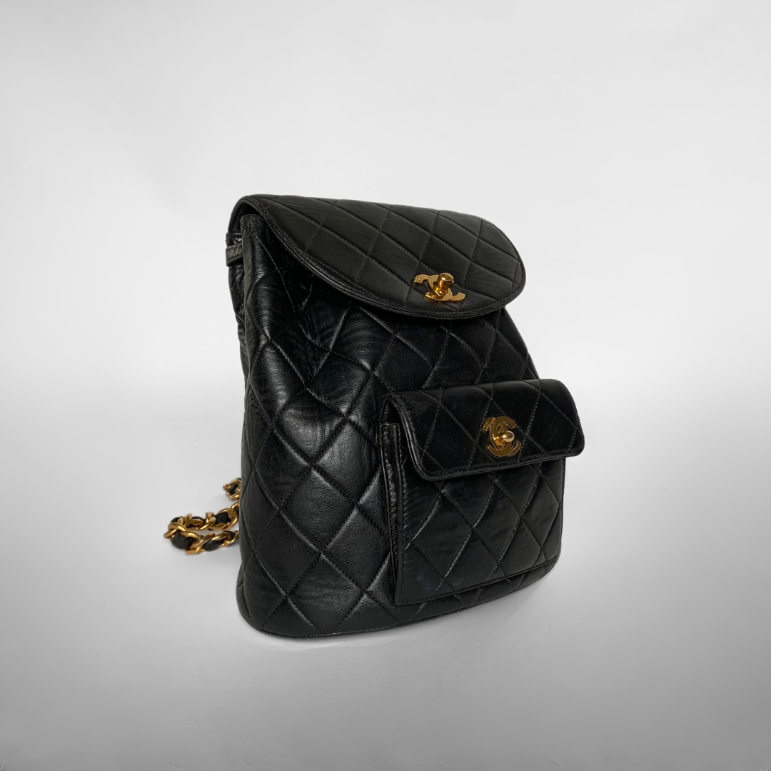 Chanel Chanel Duma Rygsæk Lambskin Leather - Rygsække - Etoile Luxury Vintage